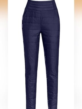 Down Pants Winter Warm
Elastic High Waist Quilted Ultralight Puffy L 1271/1-1